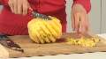 Neat way to peel and core a pineapple